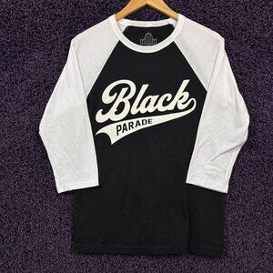 Black Parade My Chem 06 Long Live Tour Baseball T-Shirt S